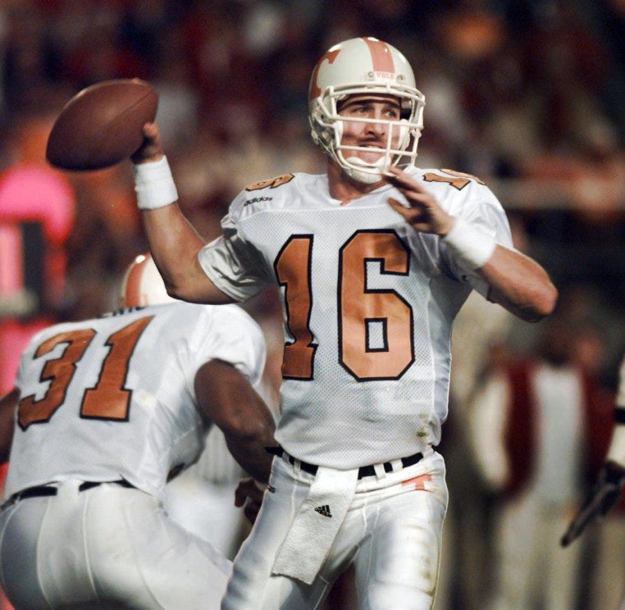peyton manning tennessee football jersey